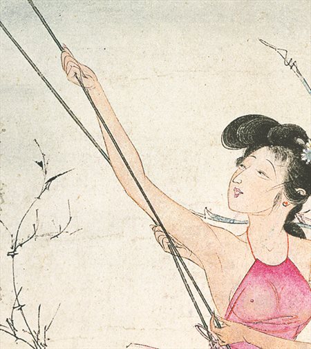 荣昌区-胡也佛的仕女画和最知名的金瓶梅秘戏图